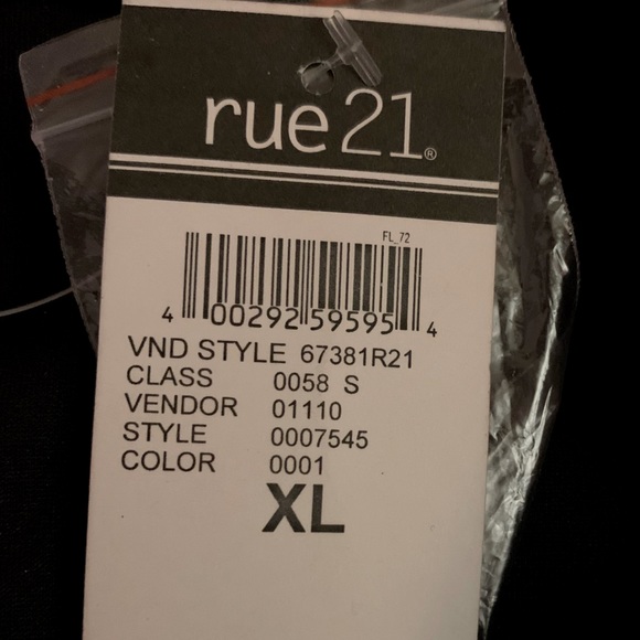 •Business Casual Black Zip-up Belted Skirt sz xL NWT - Picture 5 of 5
